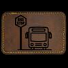 Faux Leather Engravable Patch - Round-Corner Rectangular Thumbnail