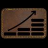 Faux Leather Engravable Patch - Round-Corner Rectangular Thumbnail