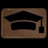 Faux Leather Engravable Patch - Round-Corner Rectangular Thumbnail