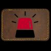 Faux Leather Engravable Patch - Round-Corner Rectangular Thumbnail