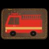 Faux Leather Engravable Patch - Round-Corner Rectangular Thumbnail