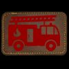 Faux Leather Engravable Patch - Round-Corner Rectangular Thumbnail