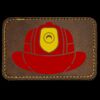 Faux Leather Engravable Patch - Round-Corner Rectangular Thumbnail