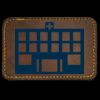 Faux Leather Engravable Patch - Round-Corner Rectangular Thumbnail