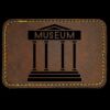 Faux Leather Engravable Patch - Round-Corner Rectangular Thumbnail