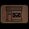 Faux Leather Engravable Patch - Round-Corner Rectangular Thumbnail