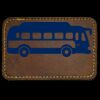 Faux Leather Engravable Patch - Round-Corner Rectangular Thumbnail