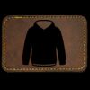 Faux Leather Engravable Patch - Round-Corner Rectangular Thumbnail