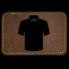 Faux Leather Engravable Patch - Round-Corner Rectangular Thumbnail