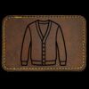 Faux Leather Engravable Patch - Round-Corner Rectangular Thumbnail