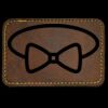 Faux Leather Engravable Patch - Round-Corner Rectangular Thumbnail