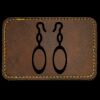 Faux Leather Engravable Patch - Round-Corner Rectangular Thumbnail