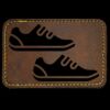 Faux Leather Engravable Patch - Round-Corner Rectangular Thumbnail