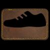 Faux Leather Engravable Patch - Round-Corner Rectangular Thumbnail