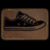Faux Leather Engravable Patch - Round-Corner Rectangular Thumbnail