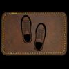 Faux Leather Engravable Patch - Round-Corner Rectangular Thumbnail