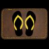 Faux Leather Engravable Patch - Round-Corner Rectangular Thumbnail