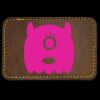 Faux Leather Engravable Patch - Round-Corner Rectangular Thumbnail