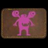 Faux Leather Engravable Patch - Round-Corner Rectangular Thumbnail