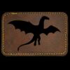 Faux Leather Engravable Patch - Round-Corner Rectangular Thumbnail