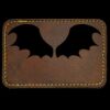 Faux Leather Engravable Patch - Round-Corner Rectangular Thumbnail
