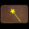 Faux Leather Engravable Patch - Round-Corner Rectangular Thumbnail