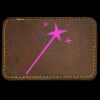 Faux Leather Engravable Patch - Round-Corner Rectangular Thumbnail