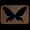 Faux Leather Engravable Patch - Round-Corner Rectangular Thumbnail