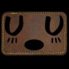 Faux Leather Engravable Patch - Round-Corner Rectangular Thumbnail