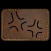 Faux Leather Engravable Patch - Round-Corner Rectangular Thumbnail