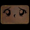 Faux Leather Engravable Patch - Round-Corner Rectangular Thumbnail