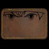Faux Leather Engravable Patch - Round-Corner Rectangular Thumbnail