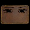 Faux Leather Engravable Patch - Round-Corner Rectangular Thumbnail