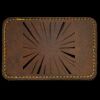 Faux Leather Engravable Patch - Round-Corner Rectangular Thumbnail