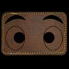 Faux Leather Engravable Patch - Round-Corner Rectangular Thumbnail