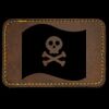 Faux Leather Engravable Patch - Round-Corner Rectangular Thumbnail