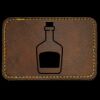 Faux Leather Engravable Patch - Round-Corner Rectangular Thumbnail