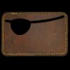 Faux Leather Engravable Patch - Round-Corner Rectangular Thumbnail