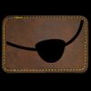 Faux Leather Engravable Patch - Round-Corner Rectangular Thumbnail