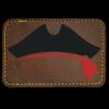 Faux Leather Engravable Patch - Round-Corner Rectangular Thumbnail