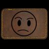 Faux Leather Engravable Patch - Round-Corner Rectangular Thumbnail