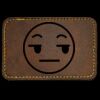 Faux Leather Engravable Patch - Round-Corner Rectangular Thumbnail