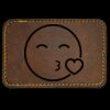 Faux Leather Engravable Patch - Round-Corner Rectangular Thumbnail