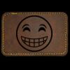 Faux Leather Engravable Patch - Round-Corner Rectangular Thumbnail