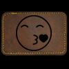 Faux Leather Engravable Patch - Round-Corner Rectangular Thumbnail