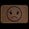 Faux Leather Engravable Patch - Round-Corner Rectangular Thumbnail