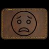 Faux Leather Engravable Patch - Round-Corner Rectangular Thumbnail