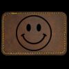 Faux Leather Engravable Patch - Round-Corner Rectangular Thumbnail