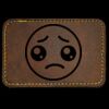 Faux Leather Engravable Patch - Round-Corner Rectangular Thumbnail