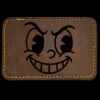 Faux Leather Engravable Patch - Round-Corner Rectangular Thumbnail